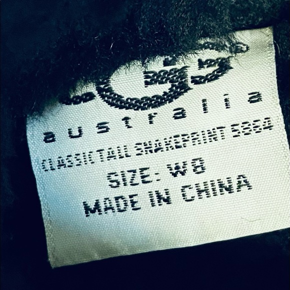 Ugg Classic Tall Black Sparkle Boots - Picture 11 of 16